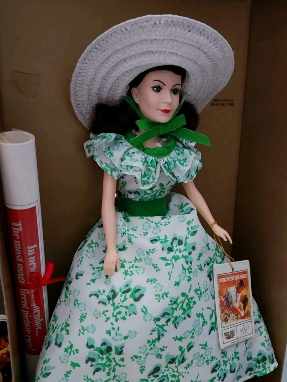 GONE WITH THE WIND DOLL 1989 ⭐️Scarlett O Hara Green Dress, Collectible  #71152